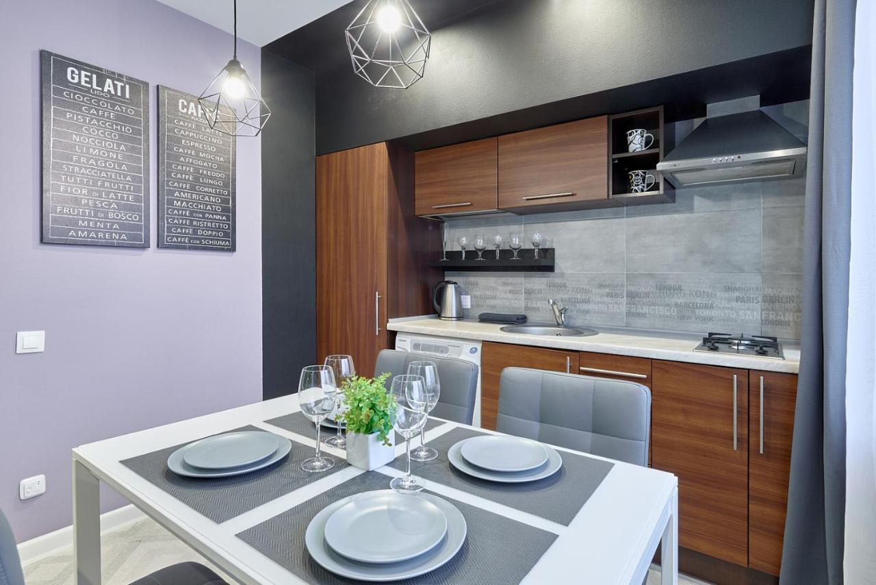 קייב New Apart Lesi Ukrainky Blvd And Olimpiyska And Kreshchatyk And Manhattan City With Parking מראה חיצוני תמונה