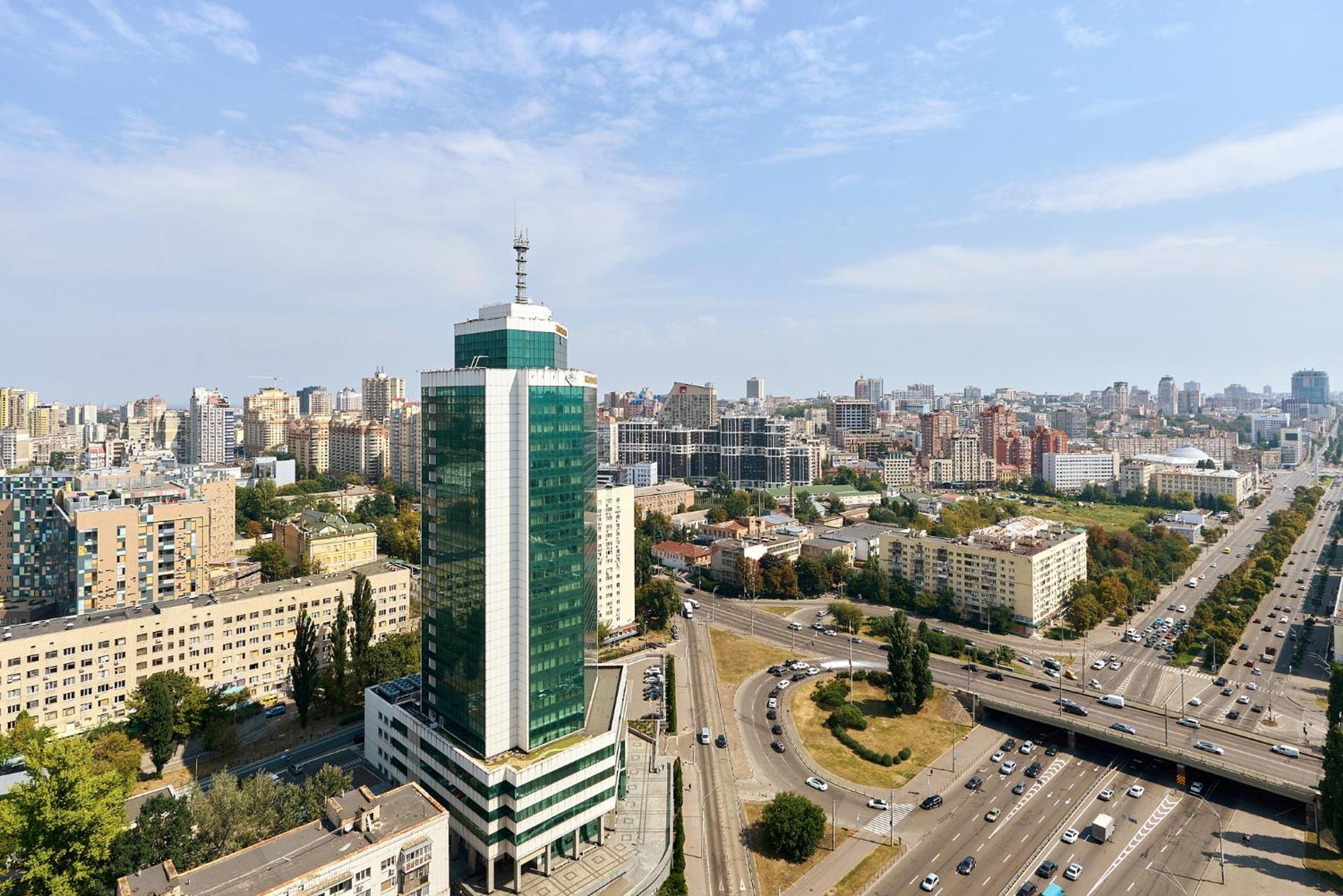קייב New Apart Lesi Ukrainky Blvd And Olimpiyska And Kreshchatyk And Manhattan City With Parking מראה חיצוני תמונה