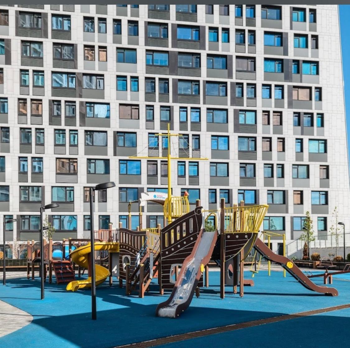 קייב New Apart Lesi Ukrainky Blvd And Olimpiyska And Kreshchatyk And Manhattan City With Parking מראה חיצוני תמונה